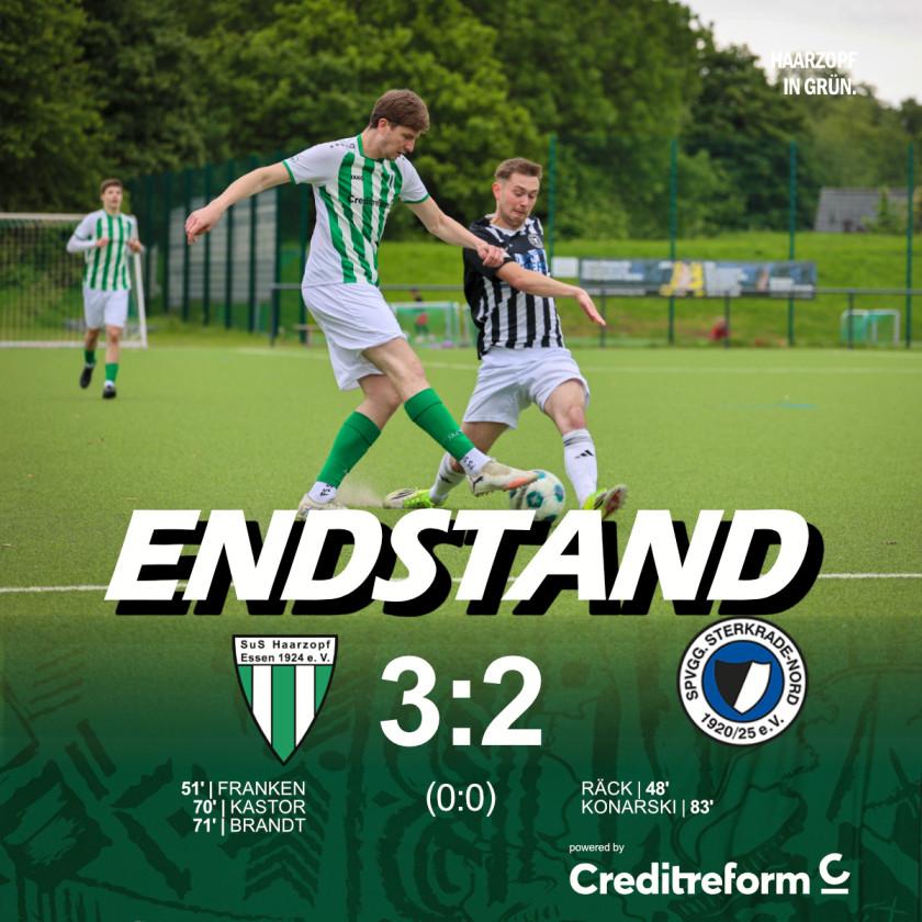 SuS Haarzopf vs Spvgg Sterkrade-Nord II 3:2 (0:0)